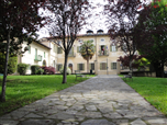 Villa Favorita - il prospetto principale visto dal Parco